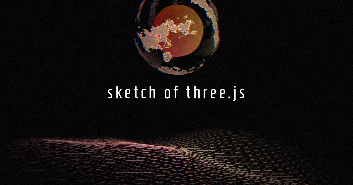 sketch of three.js